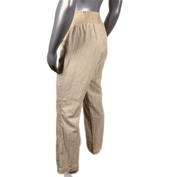 Ci Sono | Linen Collection Striped Wide-Leg Pants - Picture 5 of 9